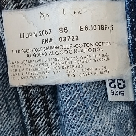 AJ/Armani Distressed Bootcut Jeans sz 32 - Picture 6 of 13